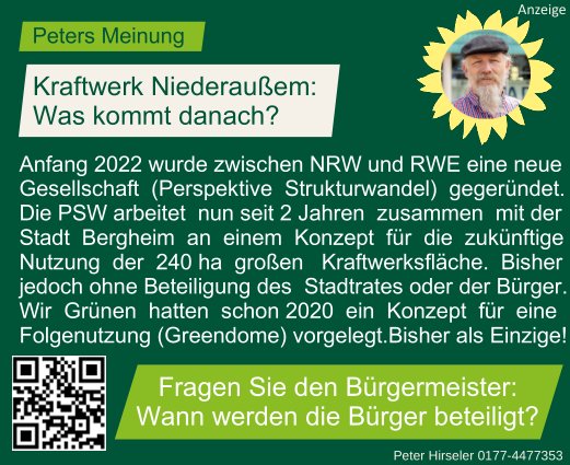 Kraftwerk Niederaußem - Wann kommt danach