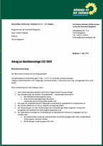 Unser Antrag