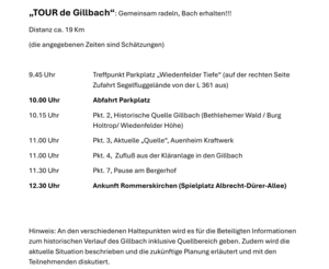 Zeitplan