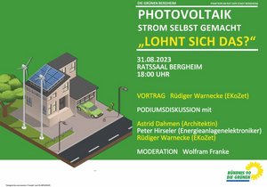 Plakat Photovoltaik