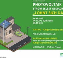 Plakat Photovoltaik