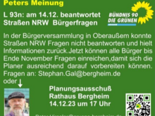 Straßen.NRW beantwortet Bürgeranfragen